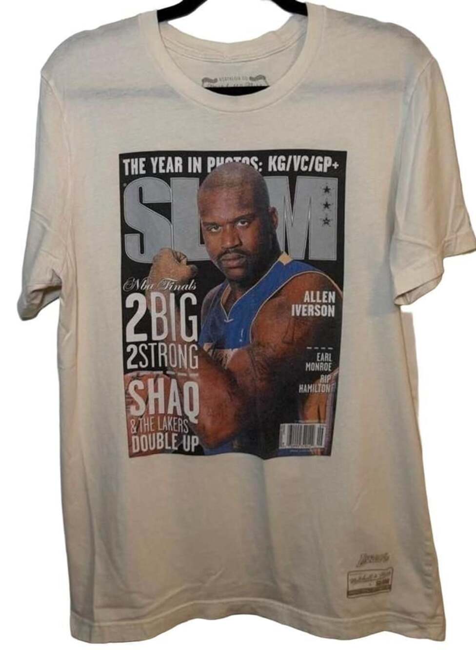 Mitchell & Ness x SLAM Shaquille O'Neal Lakers T-Shirt